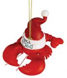 Resin Ornament - Santa Claws Lobster