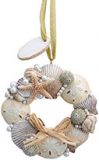Resin Ornament - Shell Wreath
