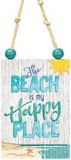 Sign Ornament - The Beach is my Happy Place