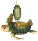 Glossy Resin Ornament - Baby Turtle