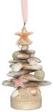 Light-up Resin Ornament - Driftwood Tree with Shells