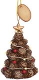 Light-up Resin Ornament - Pinecone Tree