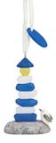 Resin Ornament - Sea Glass Lighthouse