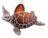 Glossy Resin Ornament - Sea Turtle