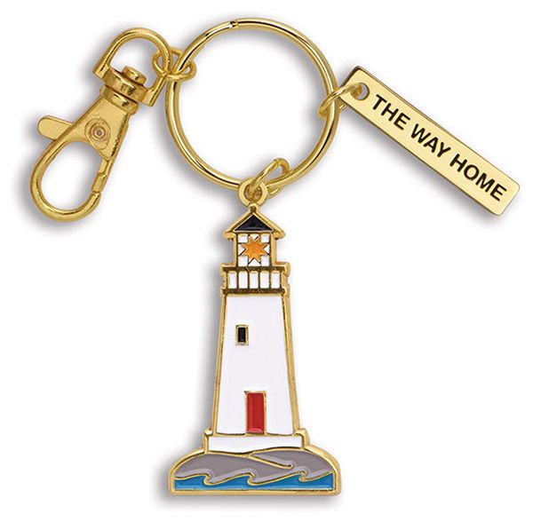 Enamel Keychain Lighthouse