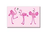 Tin Magnet - Flamingos