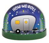 Snow Globe Magnet - How We Roll Camper