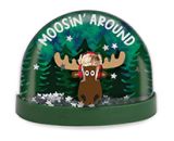 Snow Globe Magnet - Moosin' Around