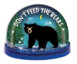 Snow Globe Magnet - Don't Feed The Bears