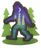 Laser Cut Wood Magnet - Bigfoot