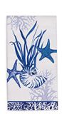 Tea Towel - Indigo Shells