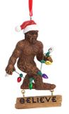 Resin Ornament - Bigfoot Believe