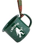 Mini Camp Mug Ornament - I Believe Bigfoot