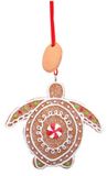 Resin Ornament - Gingerbread Turtle