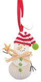 Resin Ornament - Shell Snowman